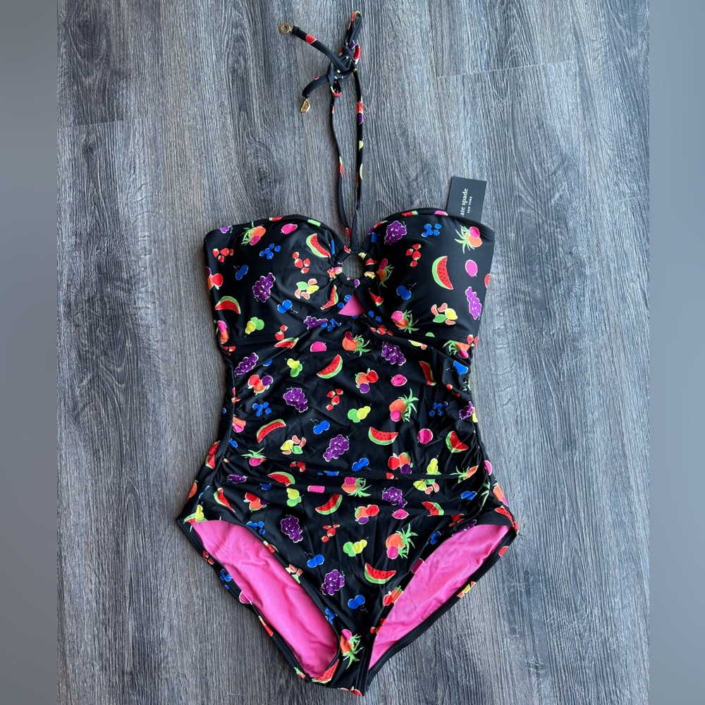 NWT Kate Spade โ ๏ธ Fruit One Piece Swimsuit ๐ - Picture 3 of 10